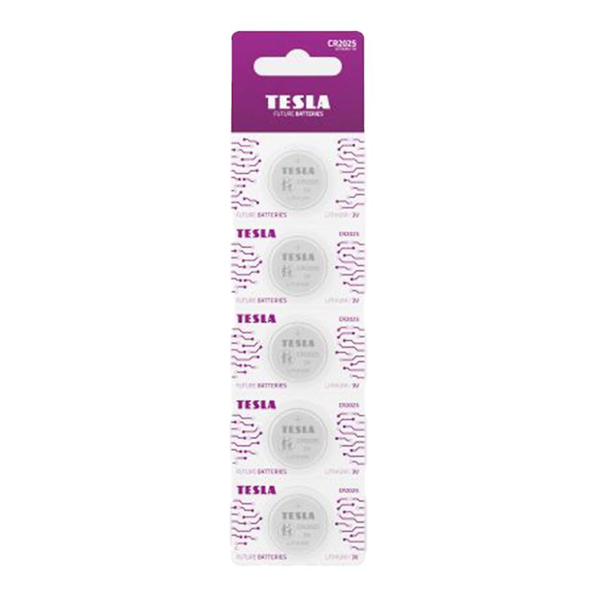 Baterie Tesla CR 2025 5 ks TESLA LIGHTING