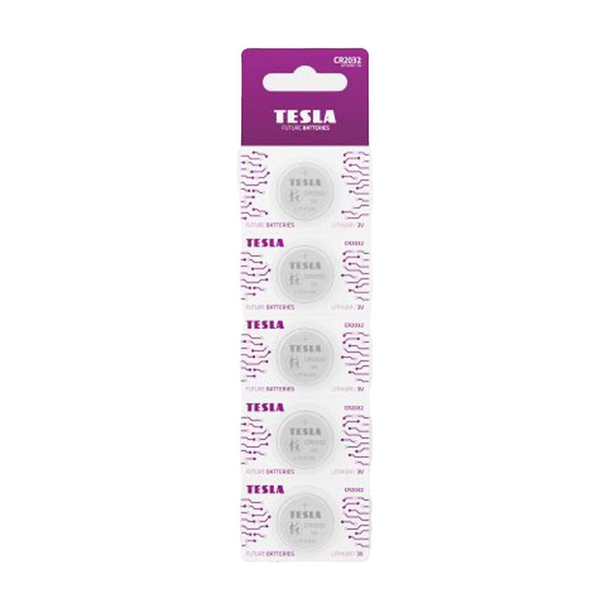 Baterie Tesla CR 2032 5 ks TESLA LIGHTING