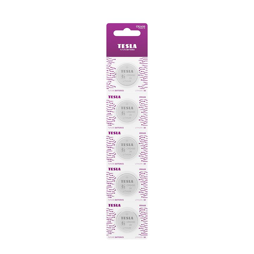 Baterie Tesla CR 2450 5 ks TESLA LIGHTING