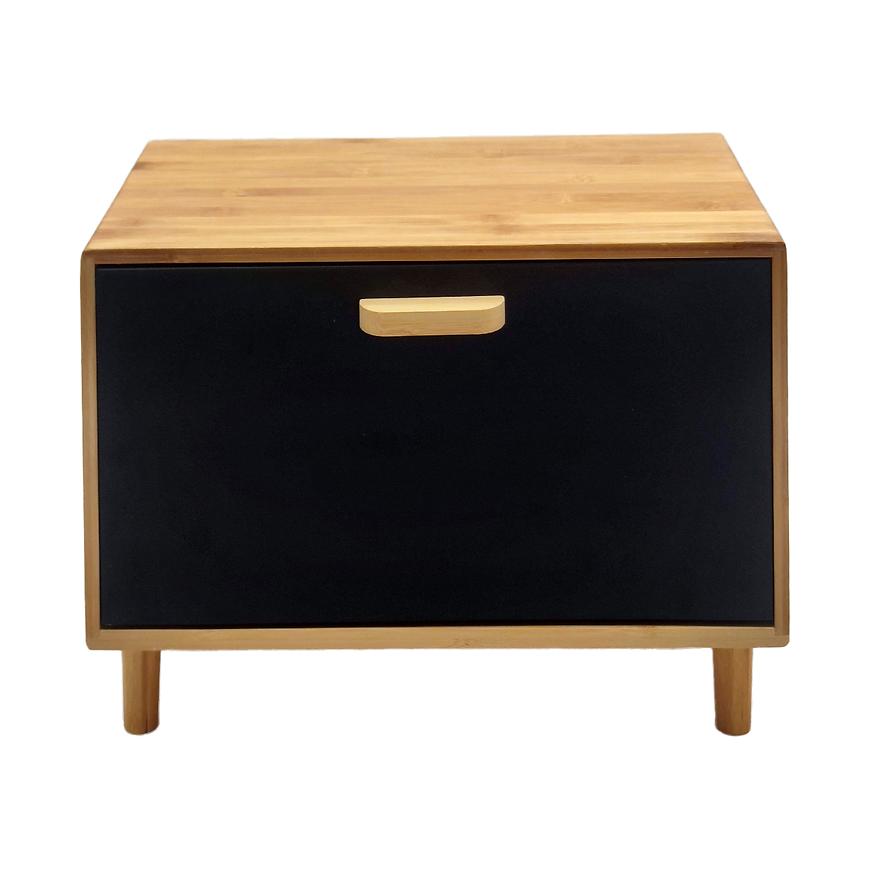 Chlebník black 36x24x24.6 cm