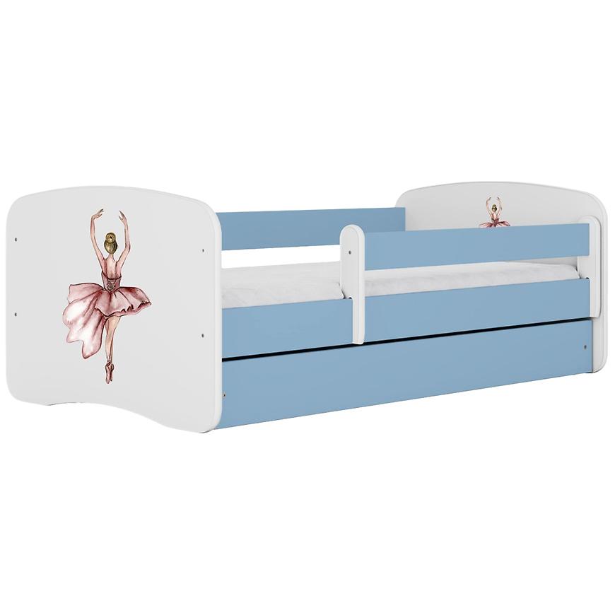 Dětská postel Babydreams+SZ+M modrá 80x180 Balerína Baumax