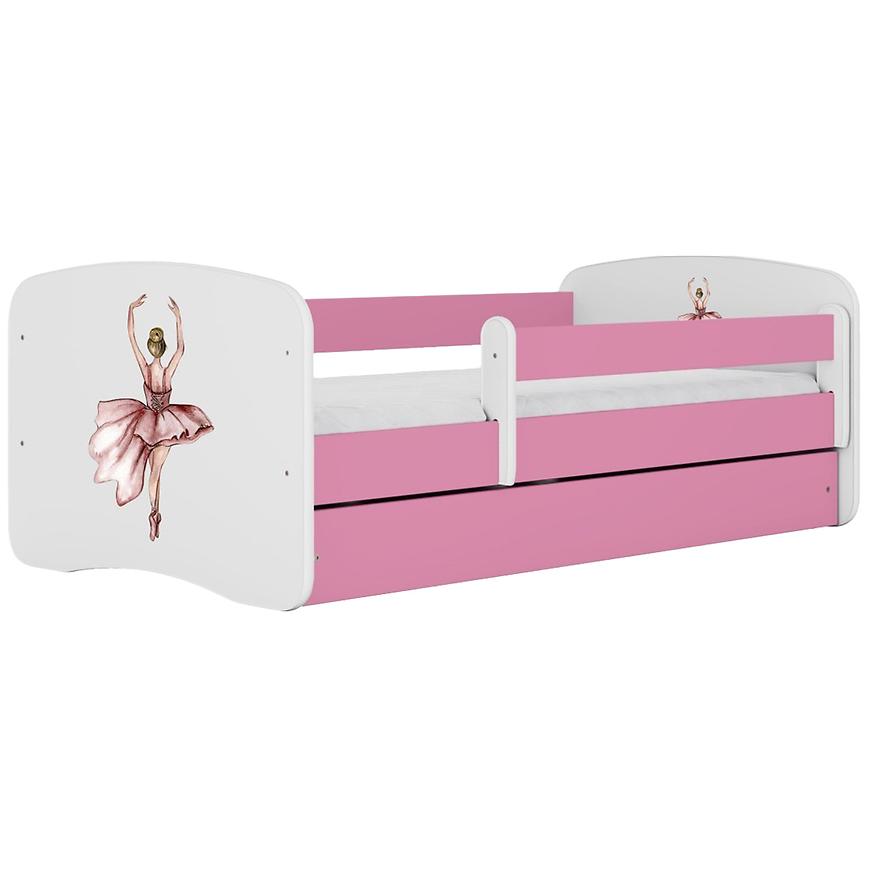 Dětská postel Babydreams+SZ+M růžová 70x140 Balerína Baumax