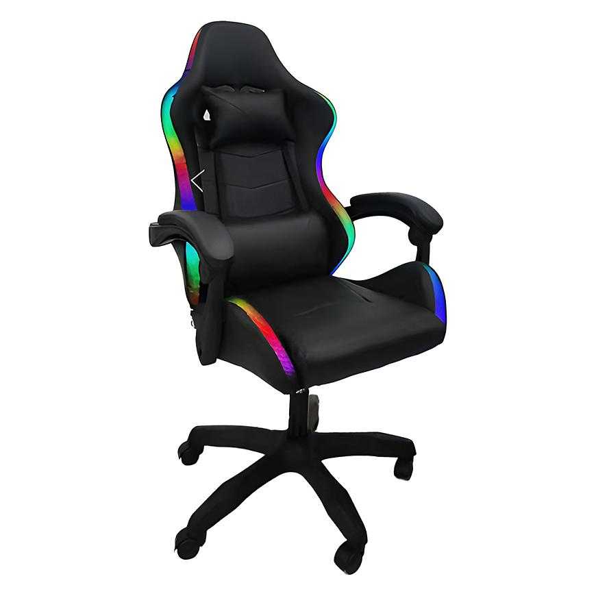 Křeslo pro hráče DS90122P černá/RGB Baumax