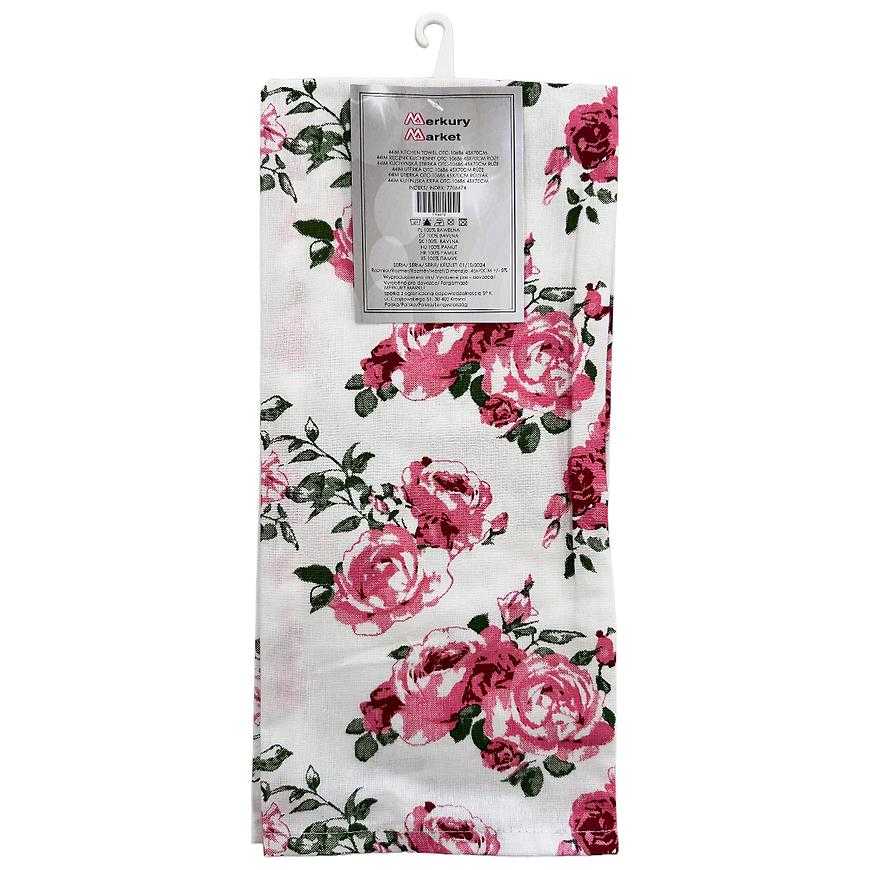 Kuchyňská utěrka OTC-10686 45x70 cm růže Baumax