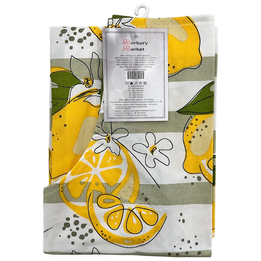 Kuchyňská zástěra OTC-12599 60x80 cm citrony Baumax