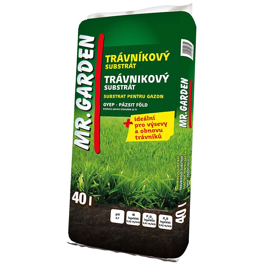Mr.Garden Substrát trávníkový 40 l