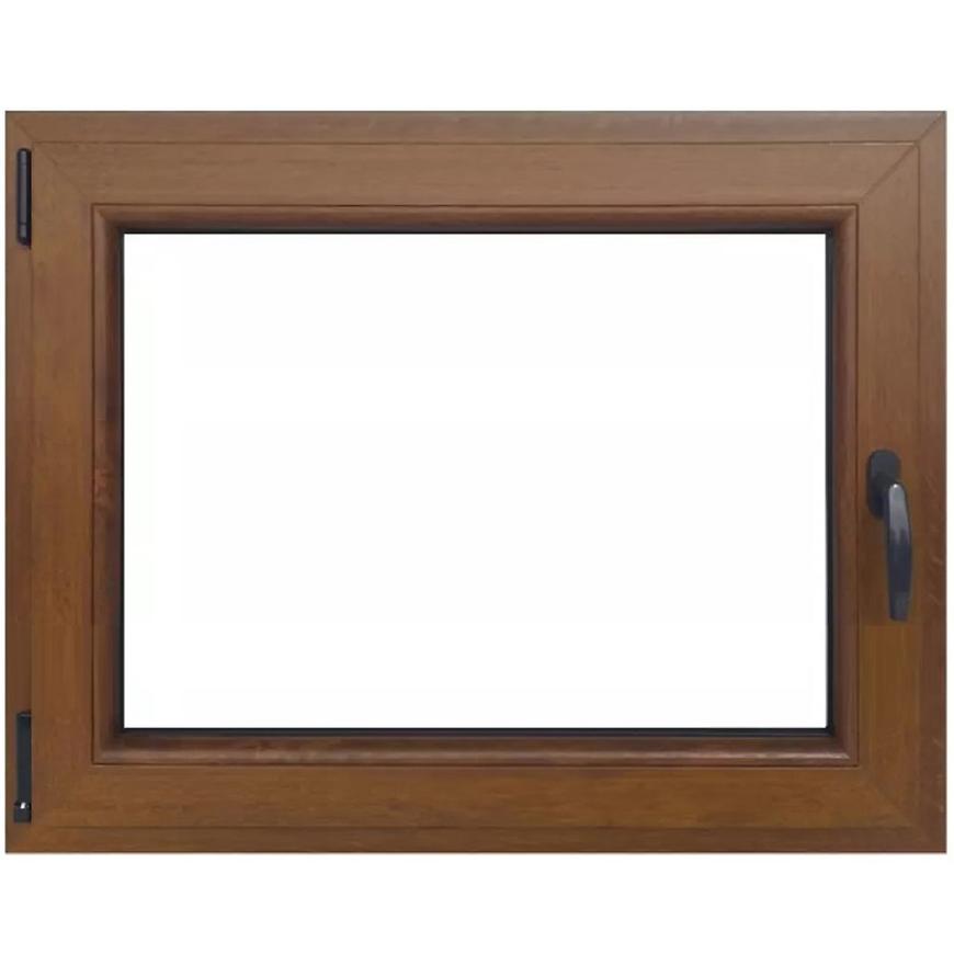 Okno levé 90x60 zlatý dub Baumax