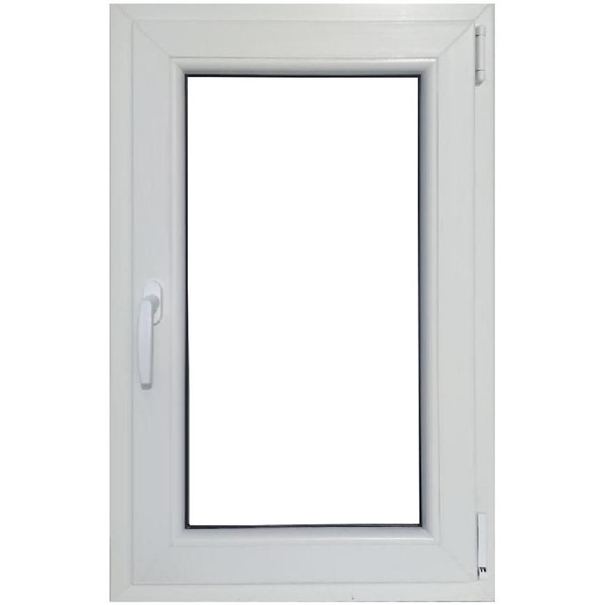 Okno pravé 80x100 bílá/antracit Baumax