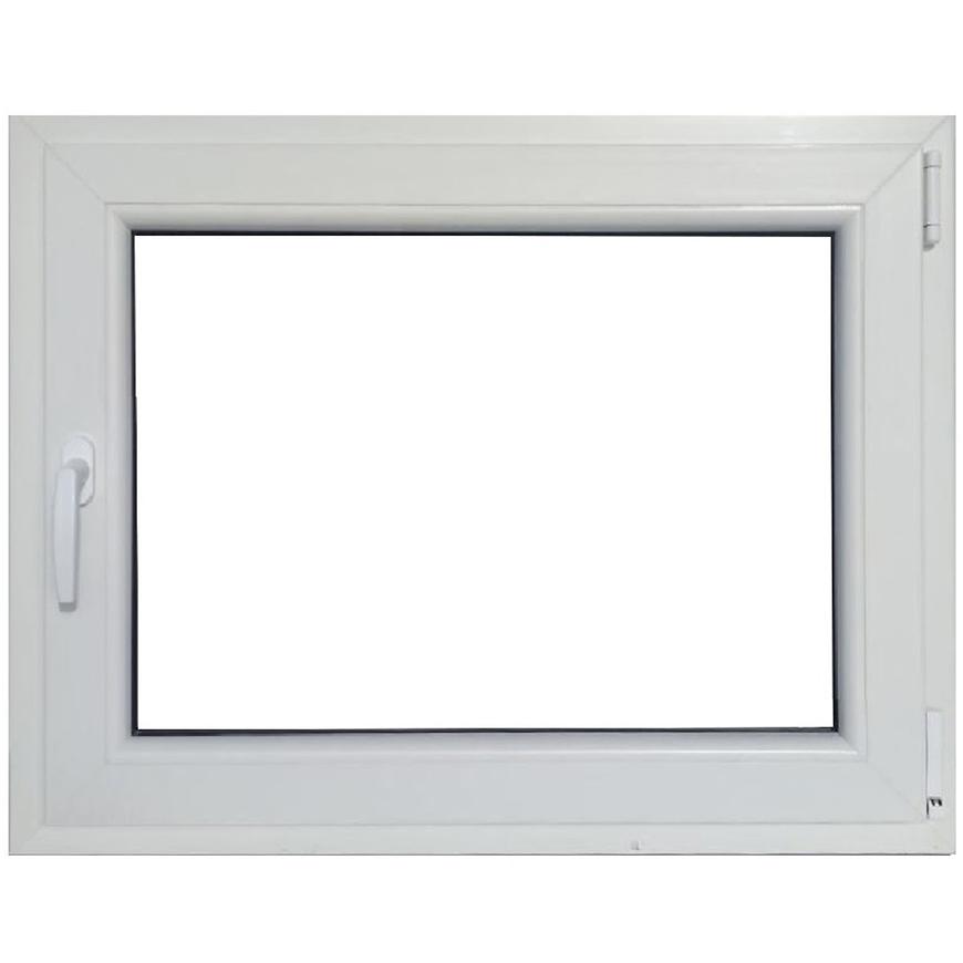 Okno pravé 90x60 bílá/antracit Baumax