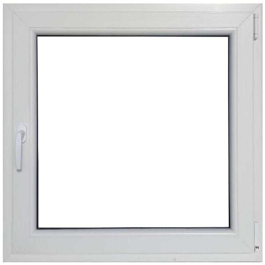 Okno pravé 90x90 bílá/antracit Baumax