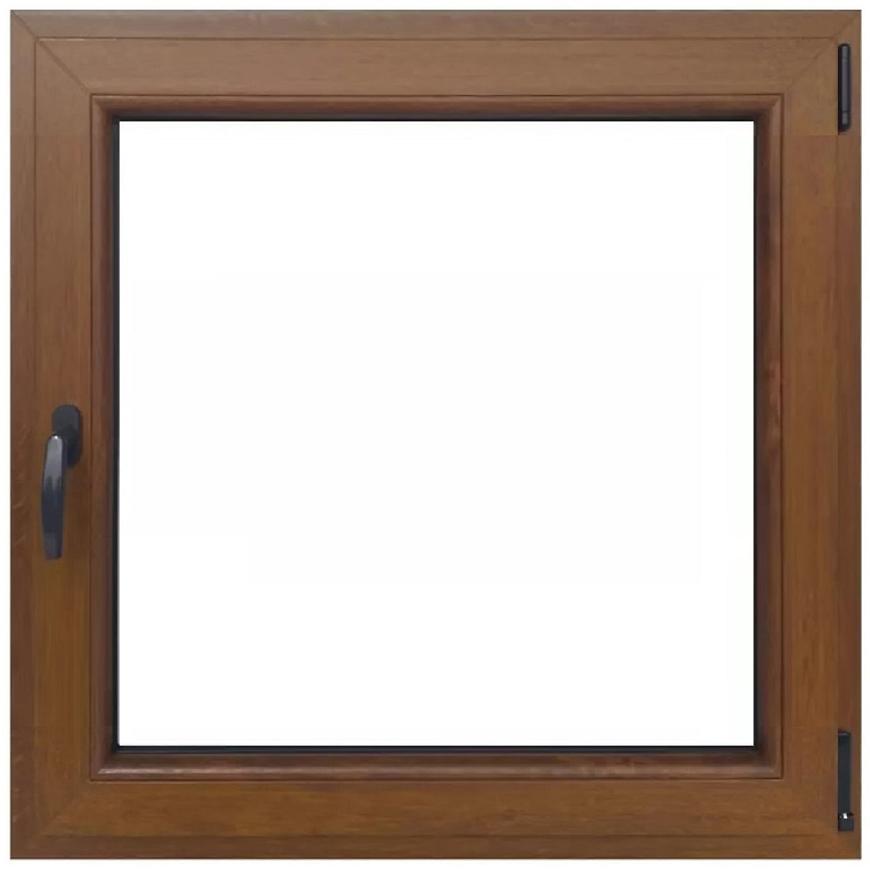 Okno pravé 90x90 zlatý dub Baumax