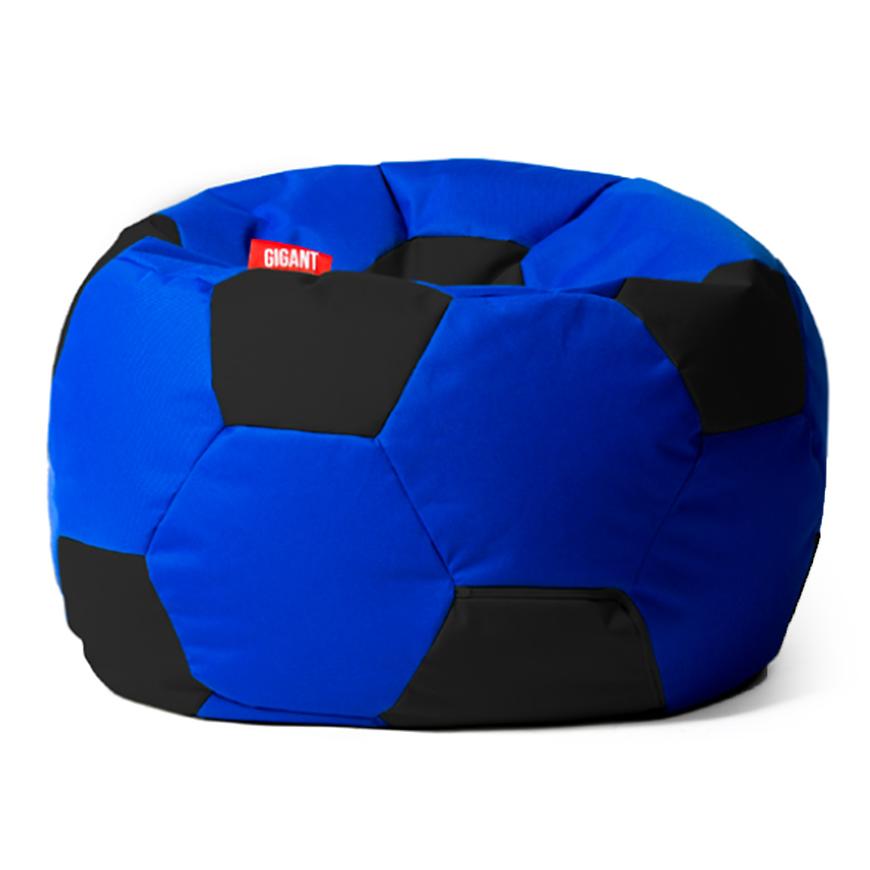Sedací vak fotbalový míč kordura modro-černý Baumax