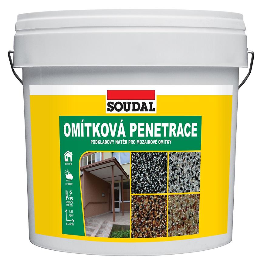 Soudal penetrace omítková šedá 4.5 KG