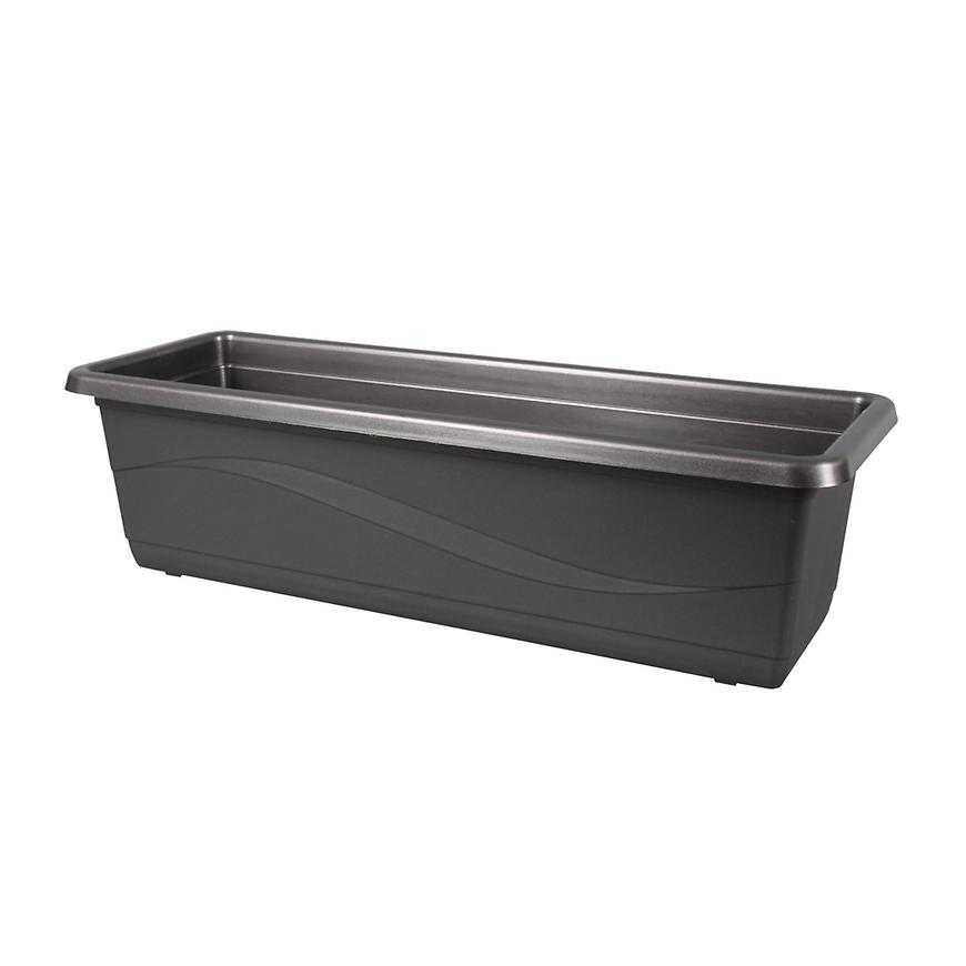 Truhlík lobelia š60cm; v14cm - antracit Baumax