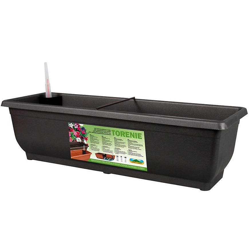 Truhlík samozavlažovací Torenie 75 x 19 x 17 - antracit Baumax