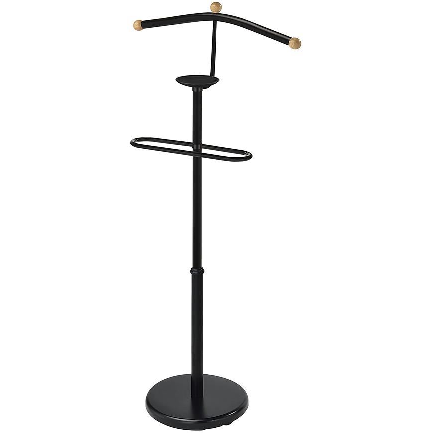 Věšák na oblečení/němý sluha GC7503 černá/přírodní Baumax