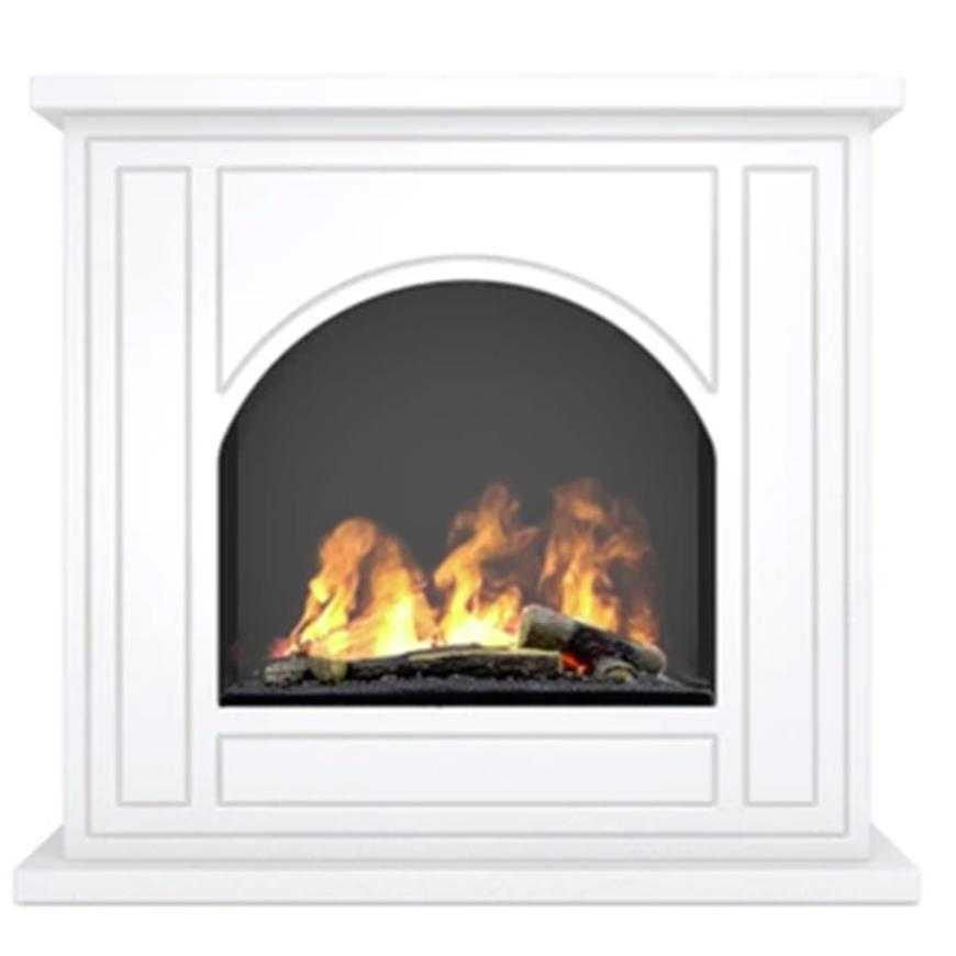 Elektrický krb Bienne Cassette 400/600 bílá/ přírodní WARMTEC