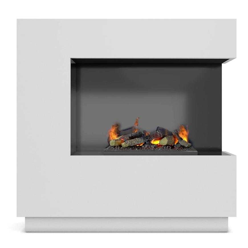 Elektrický krb Zen pravý 400/600 bílý WARMTEC