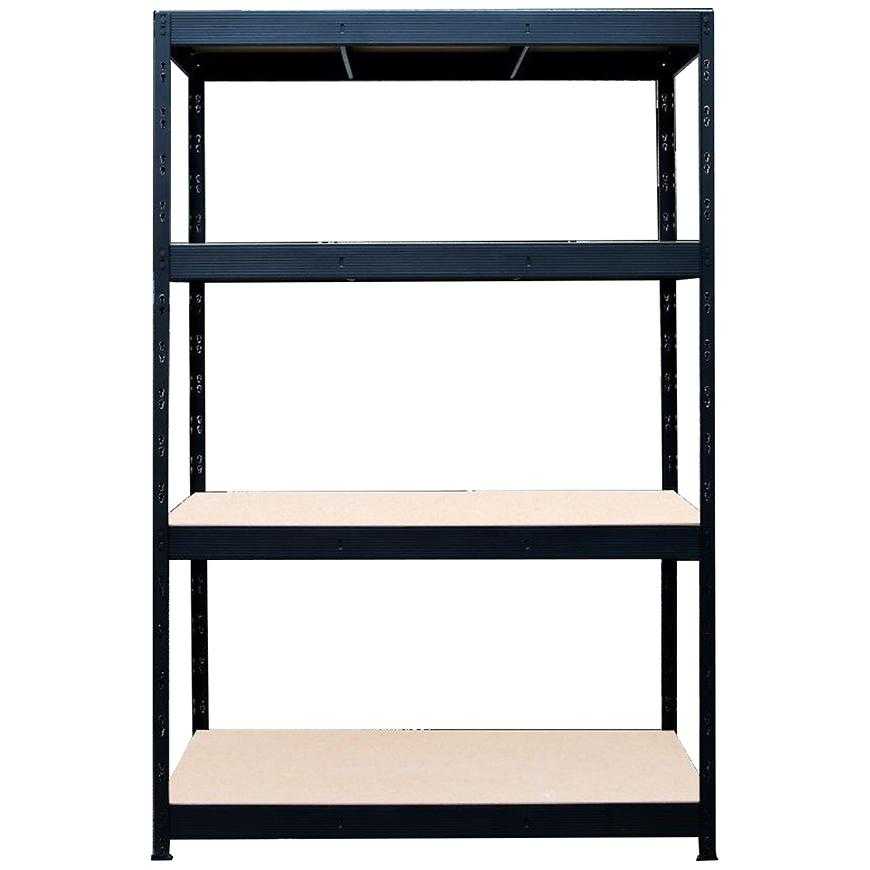 Kovový zásuvný regál Nero III 180x160x60 cm – 4 police/300 kg Baumax