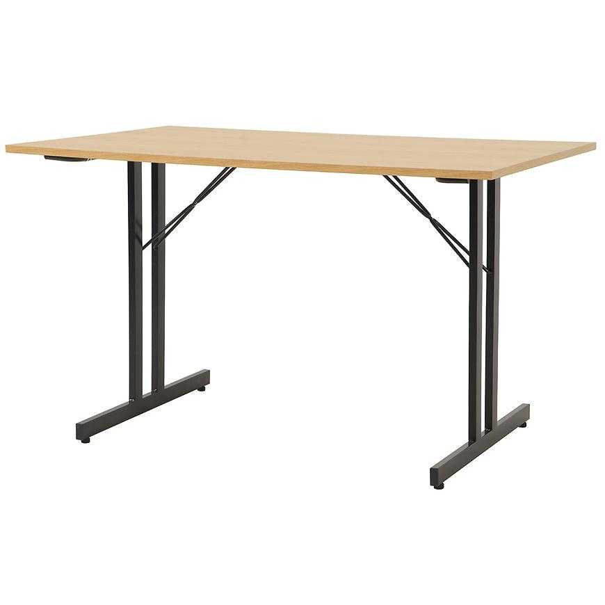 Skládací stůl Marius 9573 180 cm přírodní/černá Baumax