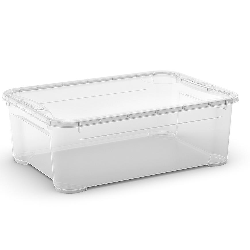 Box s víkem 32l transparentní