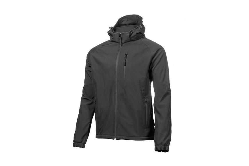 DITTER softshellová bunda s kapucí černá L (52) HÖGERT WORKWEAR