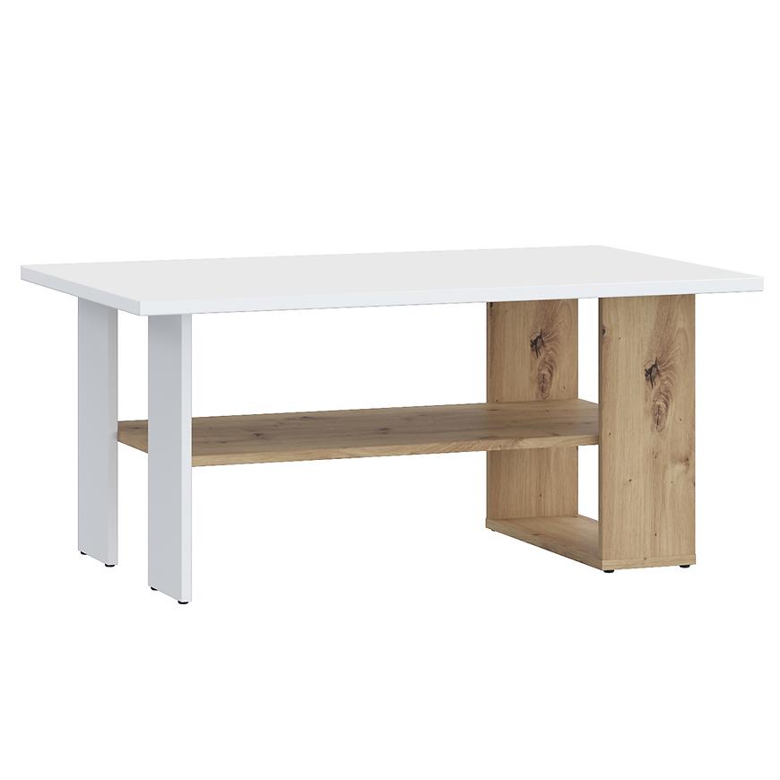 Konferenční stolek Caldicot CFTT5210-M256 bílý/dub artisan Baumax