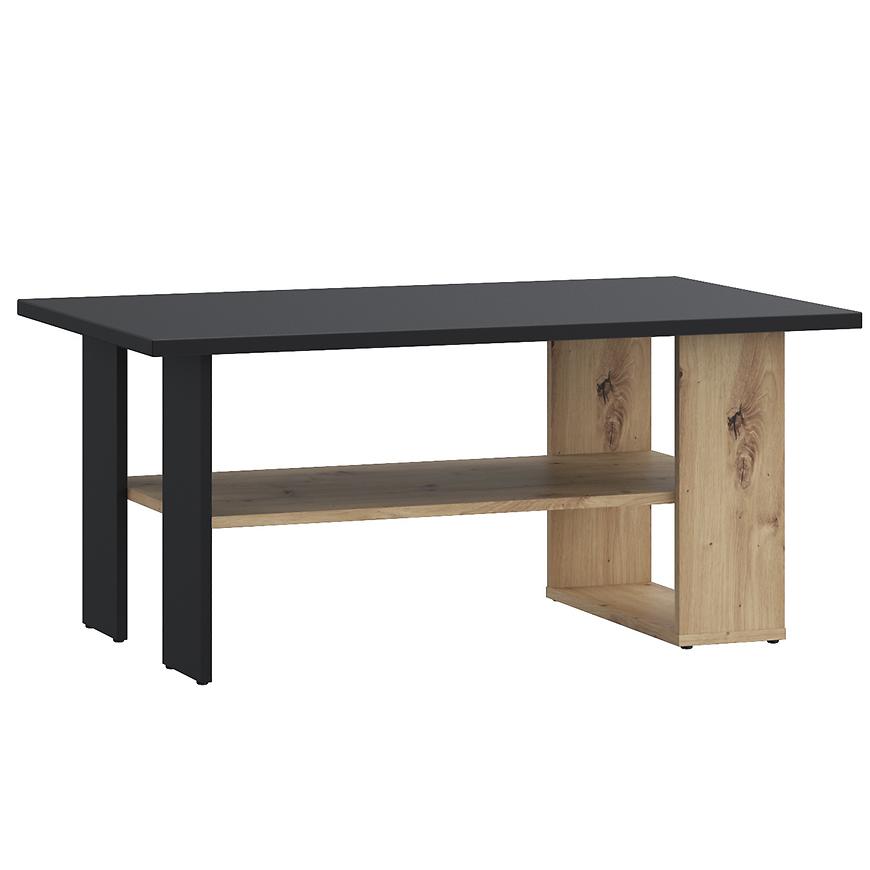 Konferenční stolek Caldicot CFTT5210-M922 černý/dub artisan Baumax