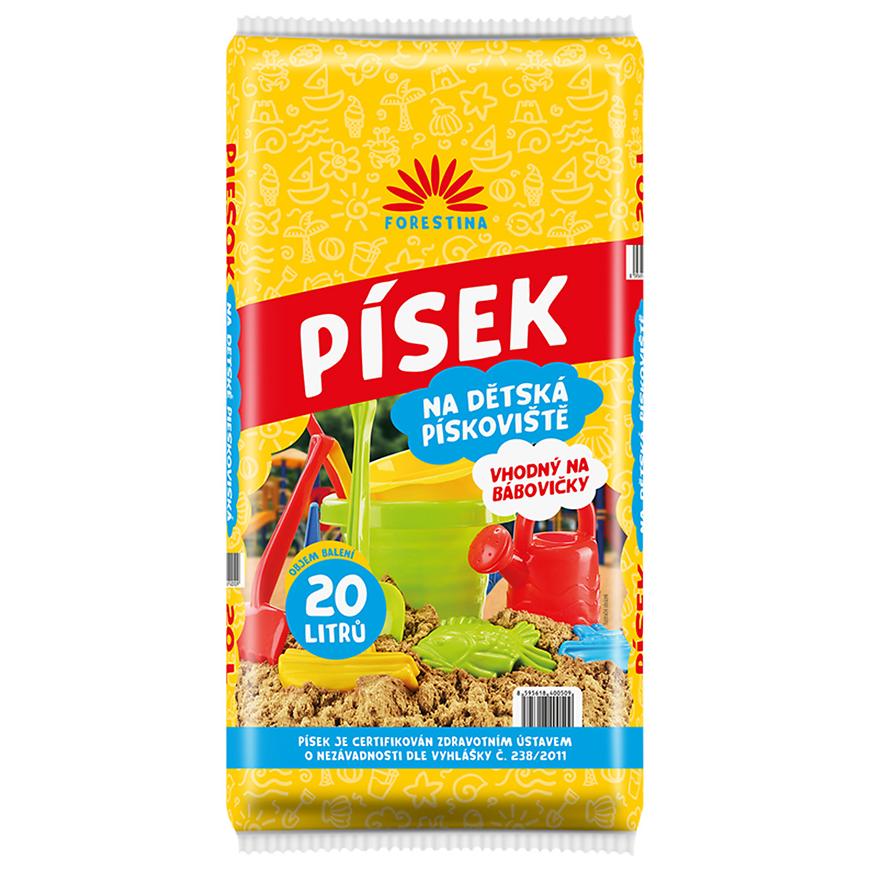 Písek na dětská pískoviště písek 20 l FORESTINA