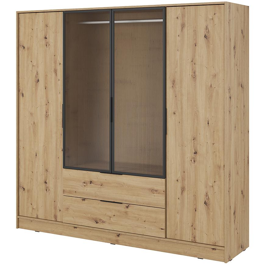 Skříň Kelly 4D RM artisan se Led Baumax