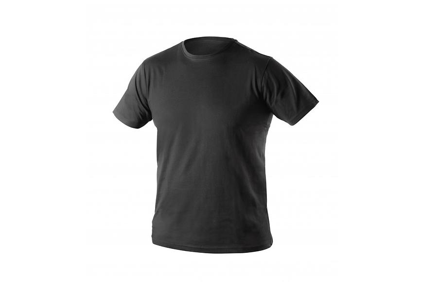 VILS bavlněné tričko černé velikost S HÖGERT WORKWEAR