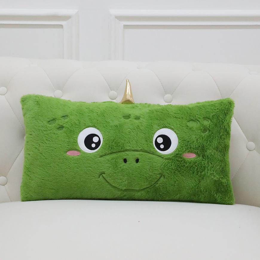 Polštář dinosaurus 30x56 cm zelený Baumax