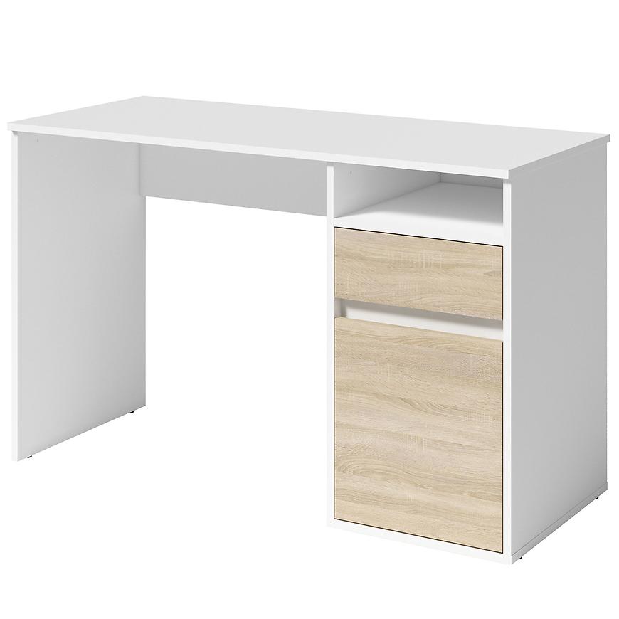 Psací stůl Billa 1d1sz 60 NFSC B bílá/sonoma Baumax
