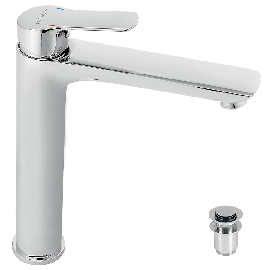 Umyvadlová baterie s odtokem 54503.0 Metalia 54 chrom Novaservis