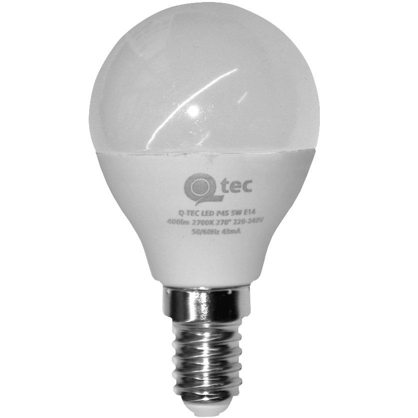 Žárovka LED QTEC P45 5W E14 2700K Baumax