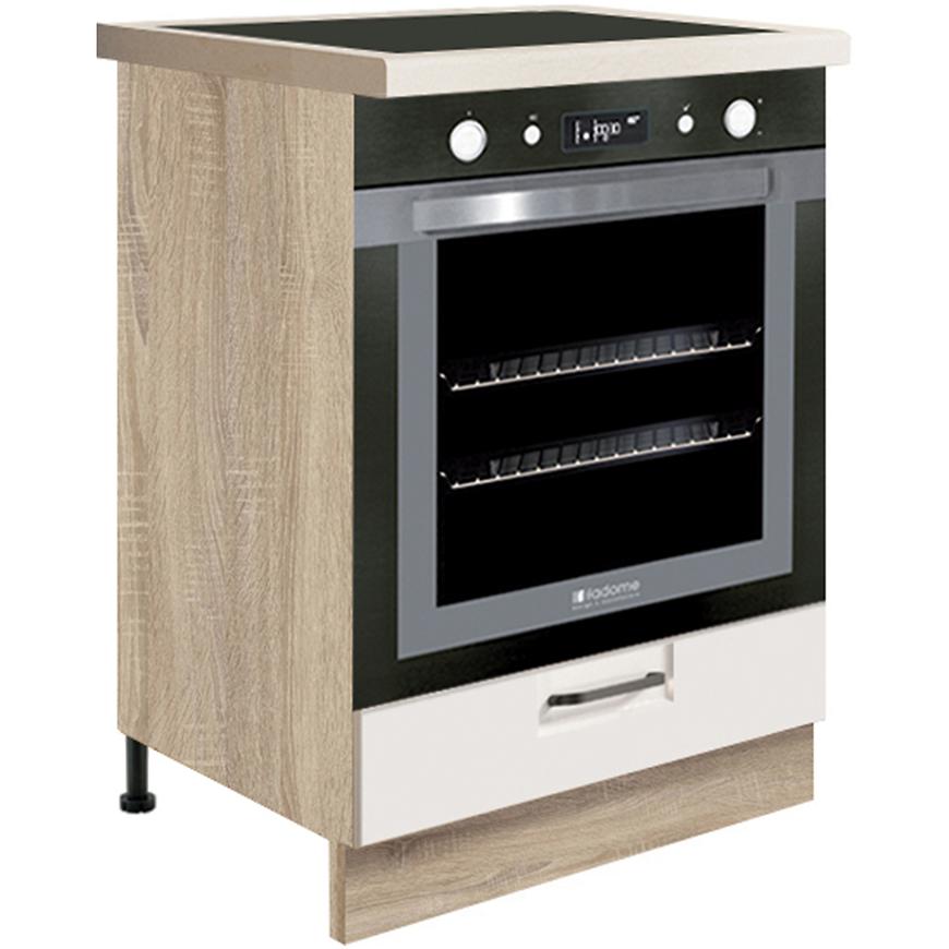 Kuchyňská Skříňka Favorit 17D Sonoma/White/Ribbeck Baumax