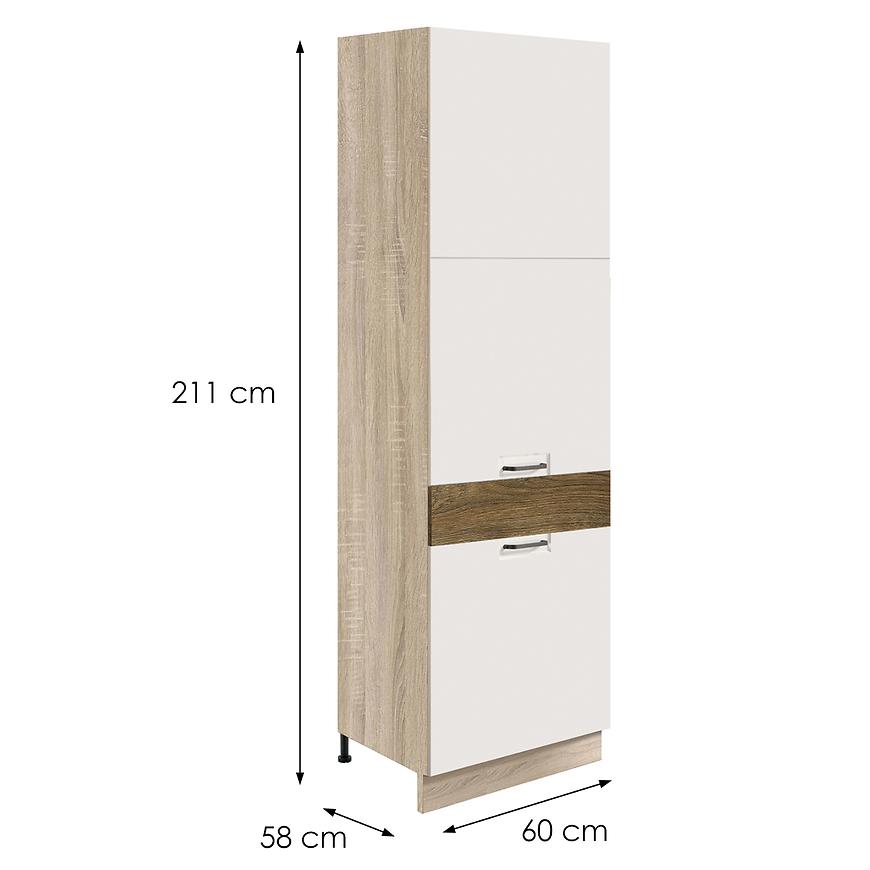 Kuchyňská Skříňka Favorit 21D Sonoma/White/Ribbeck Baumax