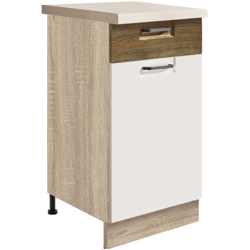 Kuchyňská Skříňka Favorit 2D Sonoma/White/Ribbeck Baumax