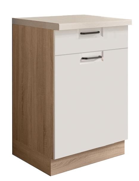 Kuchyňská Skříňka Favorit 4D Sonoma/White Baumax