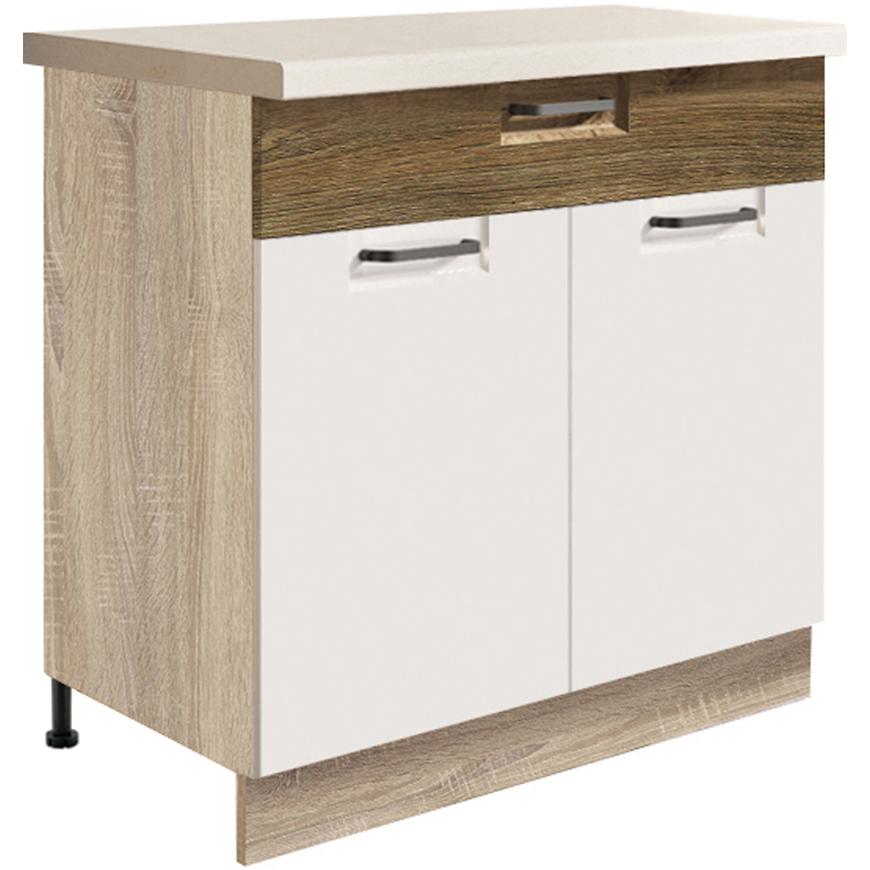 Kuchyňská Skříňka Favorit 6D Sonoma/White/Ribbeck Baumax