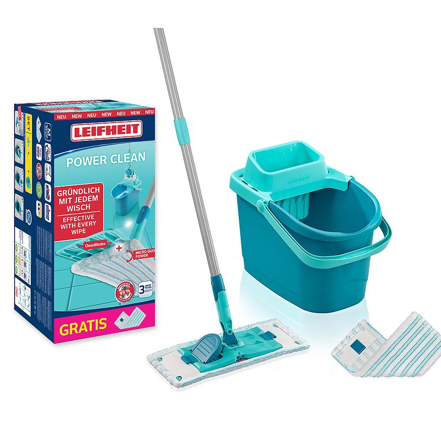 Set Power Clean m + náhrada Micro 55515 Leifheit
