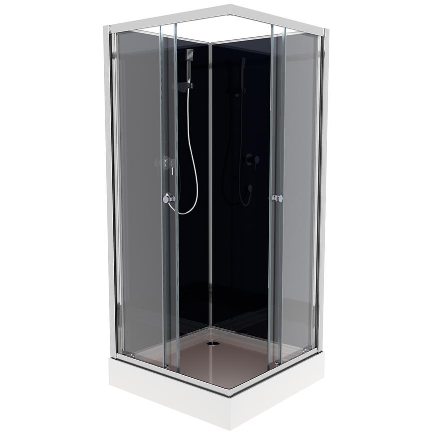 Sprchový kout čtvercové Elize 90x90 chrom Aqua Mercado